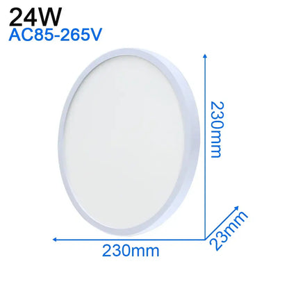 Modern ultra thin white led ceiling light for living room