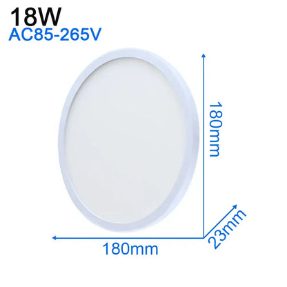 Modern ultra thin white led ceiling light for living room