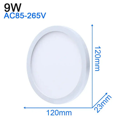 Modern ultra thin white led ceiling light for living room