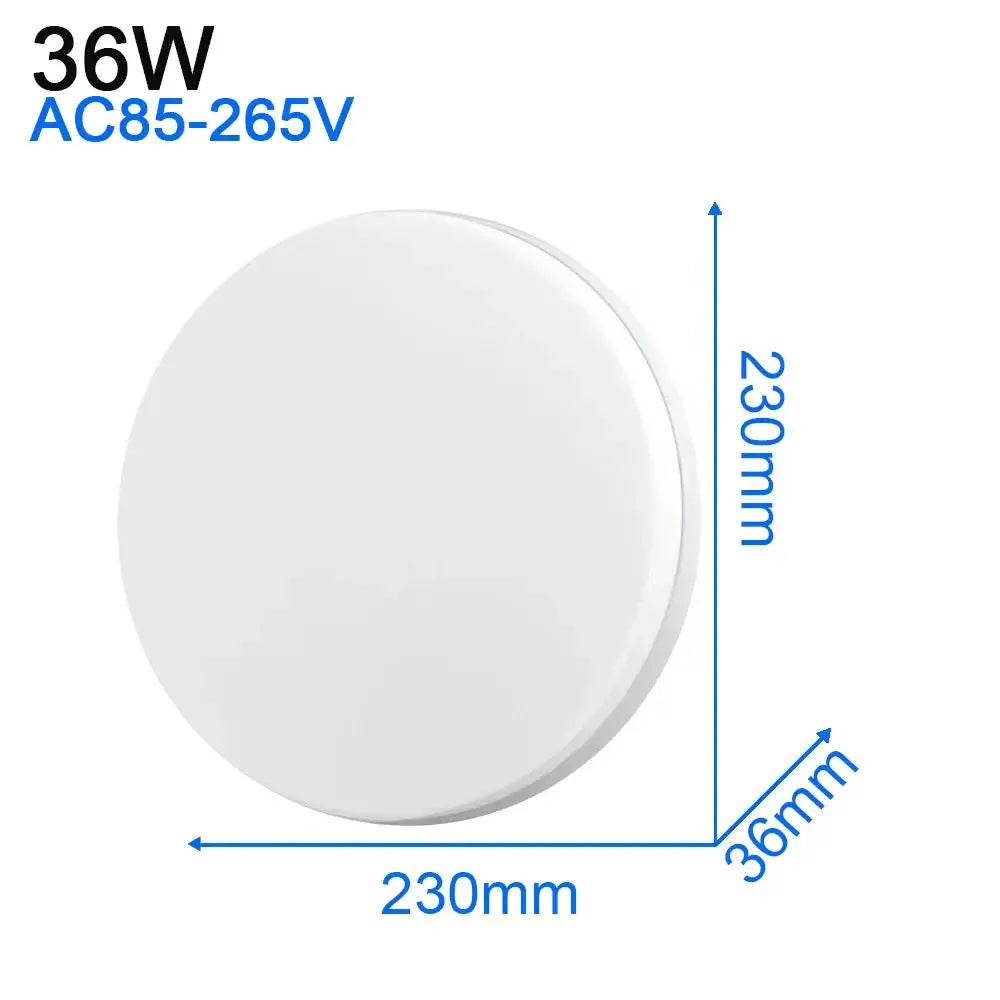 Modern ultra thin white led ceiling light for living room