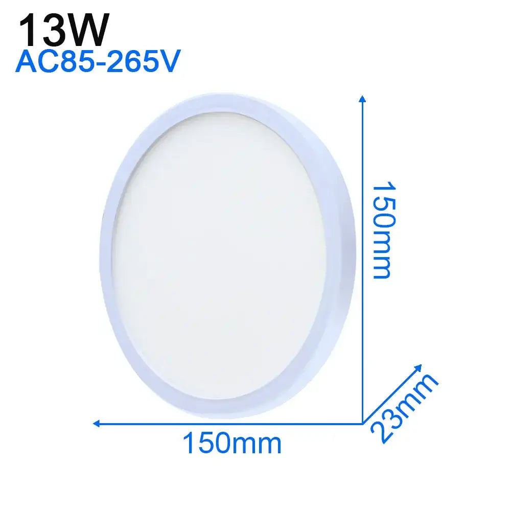 Modern ultra thin white led ceiling light for living room