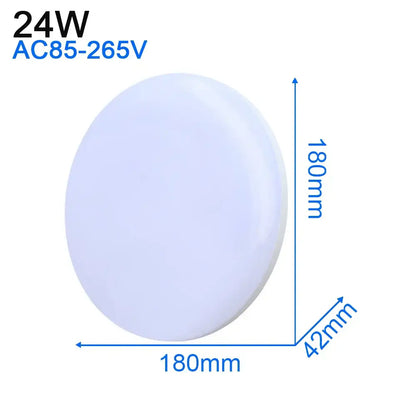 Modern ultra thin white led ceiling light for living room