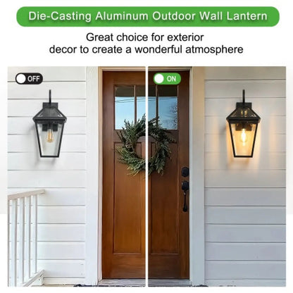 Modern Wall Lights - Outdoor Waterproof Wall Lamps (2-Pack)