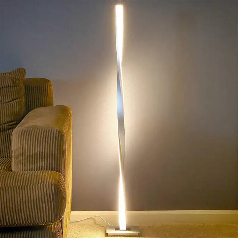 Modern warm white dimmable led floor lamp living room lighting