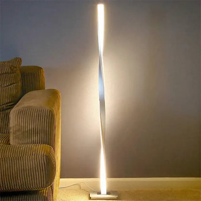 Modern warm white dimmable led floor lamp living room lighting