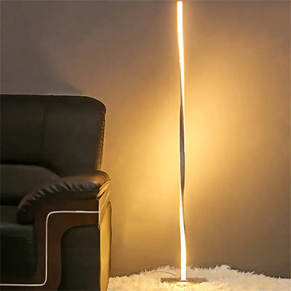 Modern warm white dimmable led floor lamp living room lighting