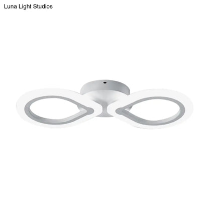 DecorBites™ Modern Waterdrop Acrylic Wall Sconce Light - Simple Design with White LED, 1/2 Lights - Elegant Wall Lighting Fixture