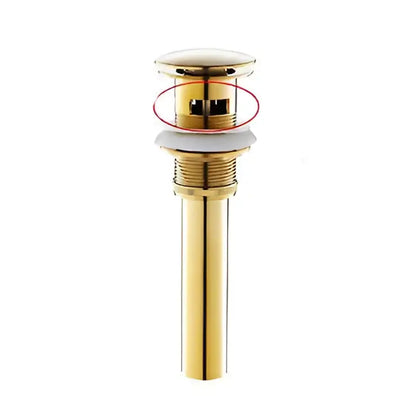 Modern waterfall black & gold basin faucet bathroom sink tap