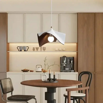 Modern wave black & bronze chandelier pendant light for living room
