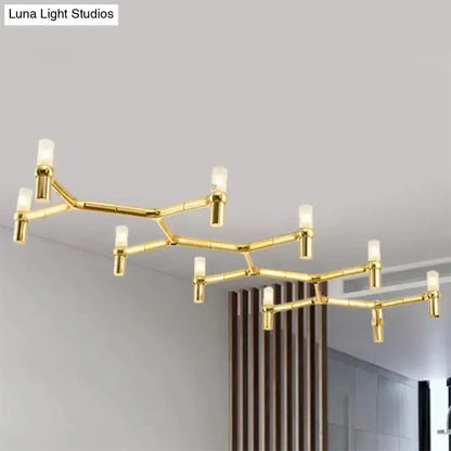 Modern white 10-head aluminum alloy ceiling pendant kitchen light