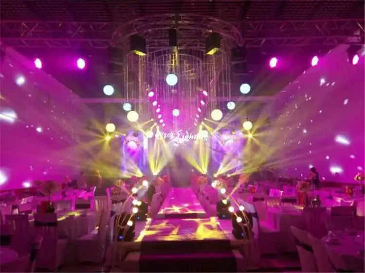 Modern white 150w gobo led moving head stage lights event space