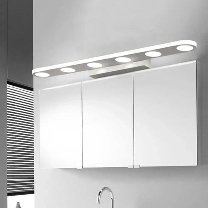 Modern white 3-light led vanity wall light bathroom warm white light