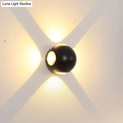 Modern white 4 light dome wall sconce bedroom 110v-120v lamp