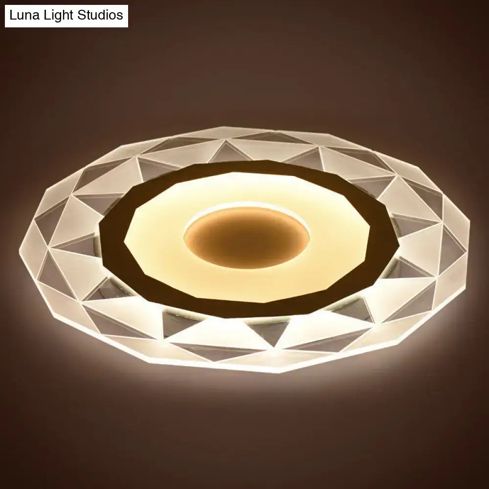 Modern white acrylic cloud led table lamp for bedroom