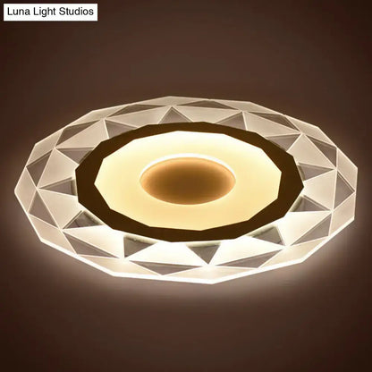 Modern white acrylic cloud led table lamp for bedroom