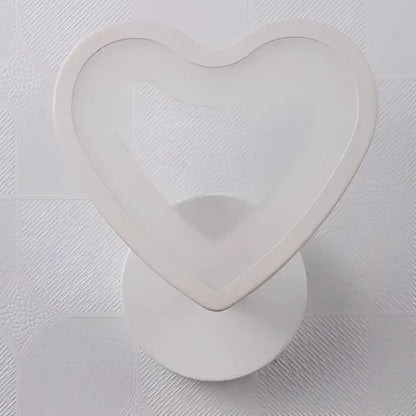 Modern white acrylic led wall sconce – childrens bedroom decor