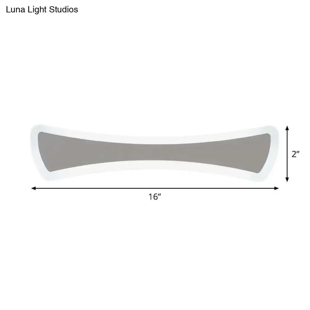 Modern white acrylic wall sconce lighting bathroom led mirror lamp