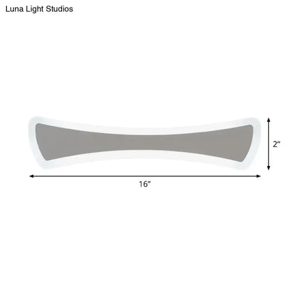 Modern white acrylic wall sconce lighting bathroom led mirror lamp