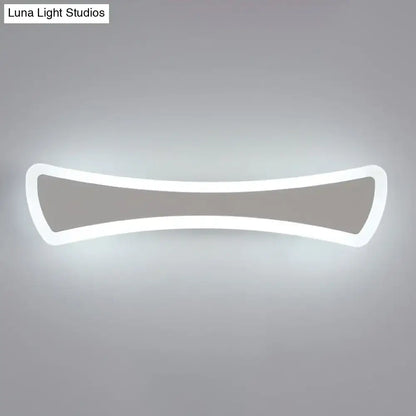 Modern white acrylic wall sconce lighting bathroom led mirror lamp