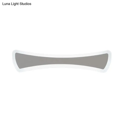 Modern white acrylic wall sconce lighting bathroom led mirror lamp