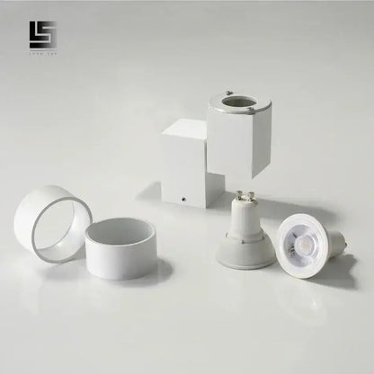 Modern white adjustable angle downlight living room spotlight fixture