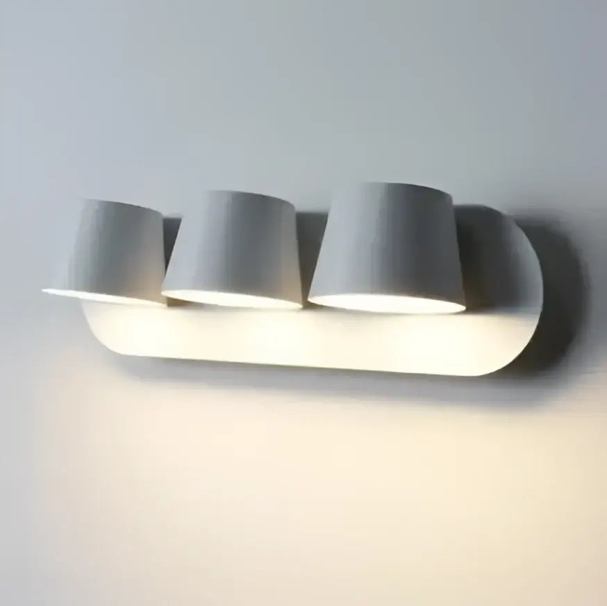 Modern white adjustable led wall lamps for bedroom and living room