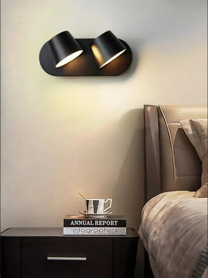 Modern white adjustable led wall lamps for bedroom and living room