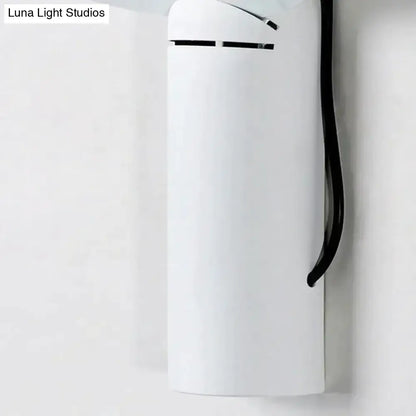 Modern white adjustable wall sconce bedroom reading lamp
