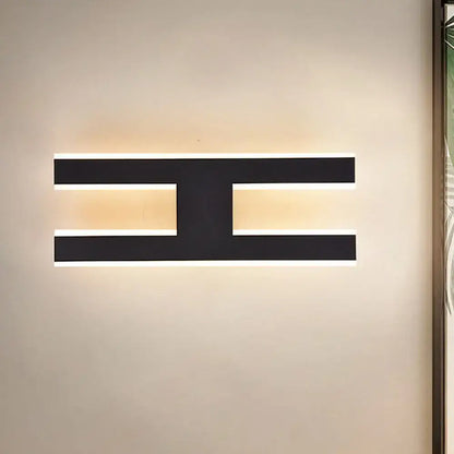 Modern white alphabet wall lamp – bedroom led sconce 110v-120v