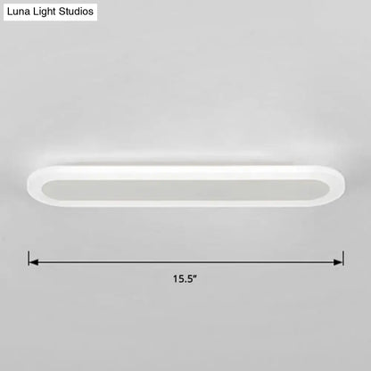 Modern white and black acrylic bar wall lamp corridor light 110v 240v
