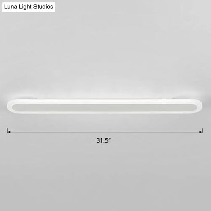 Modern white and black acrylic bar wall lamp corridor light 110v 240v