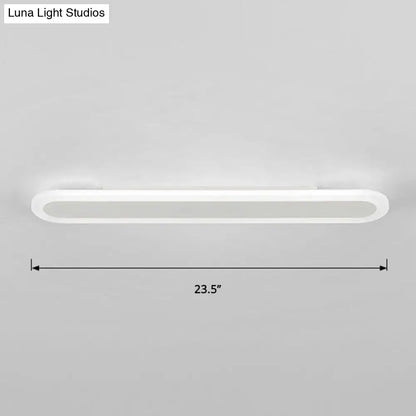 Modern white and black acrylic bar wall lamp corridor light 110v 240v