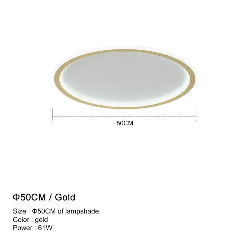 Modern white and black dimmable led ceiling light for living room