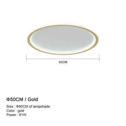 Modern white and black dimmable led ceiling light for living room