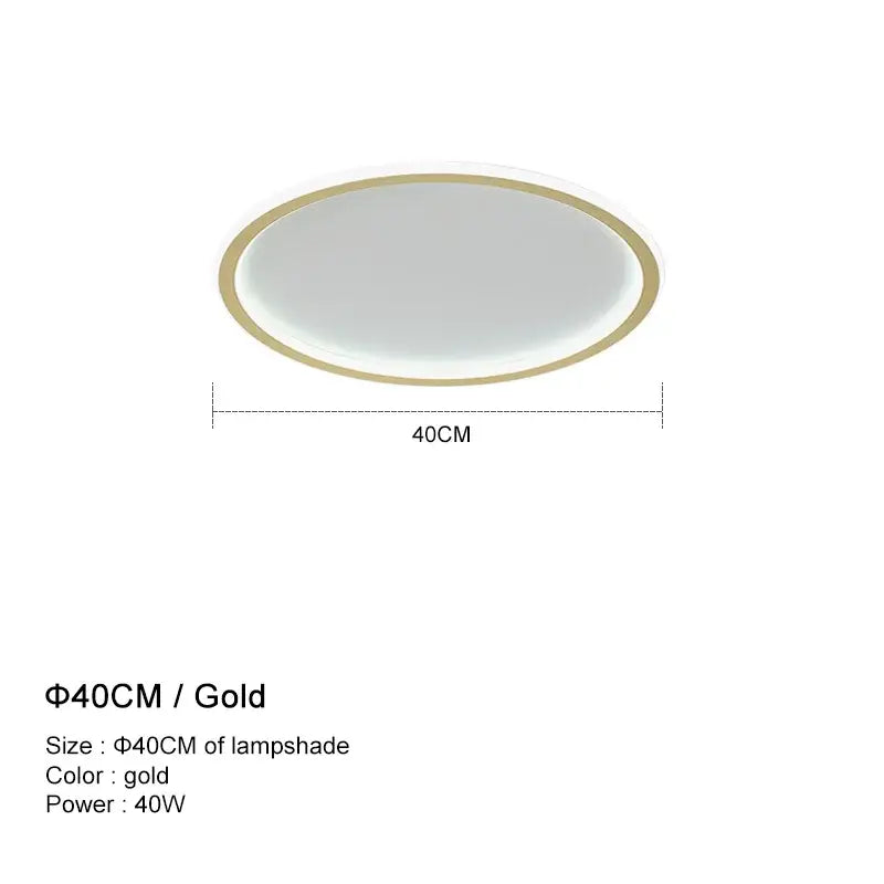 Modern white and black dimmable led ceiling light for living room