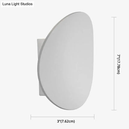 Modern white and black wall sconce bedroom led spotlight