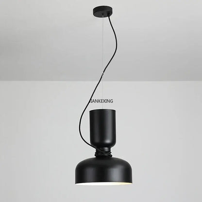 Modern white and copper ceramic pendant light dining room
