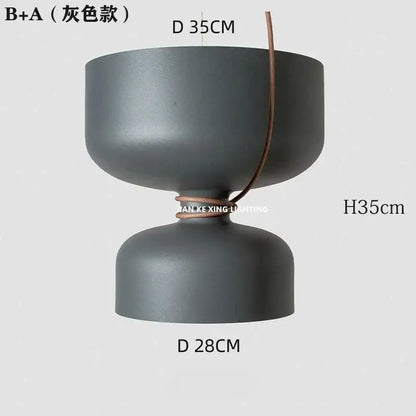 Modern white and copper ceramic pendant light dining room