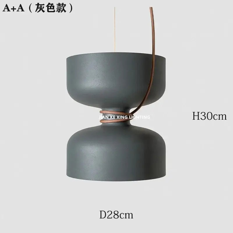 Modern white and copper ceramic pendant light dining room