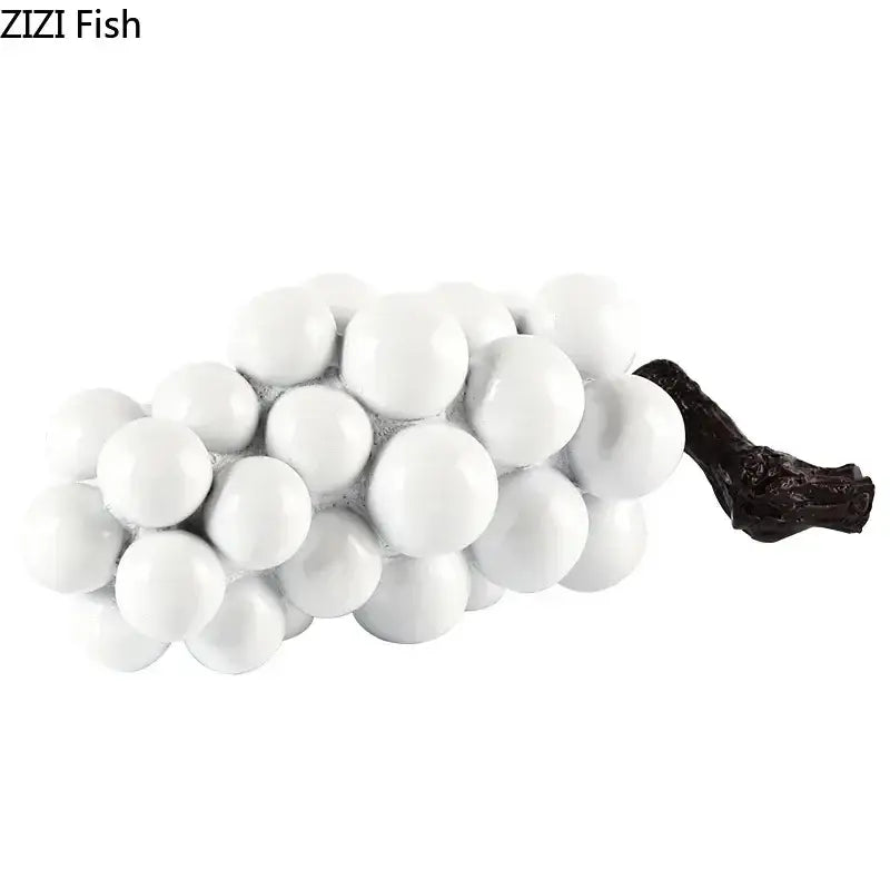 Modern white and gold grape skewer desk ornament dining room decor