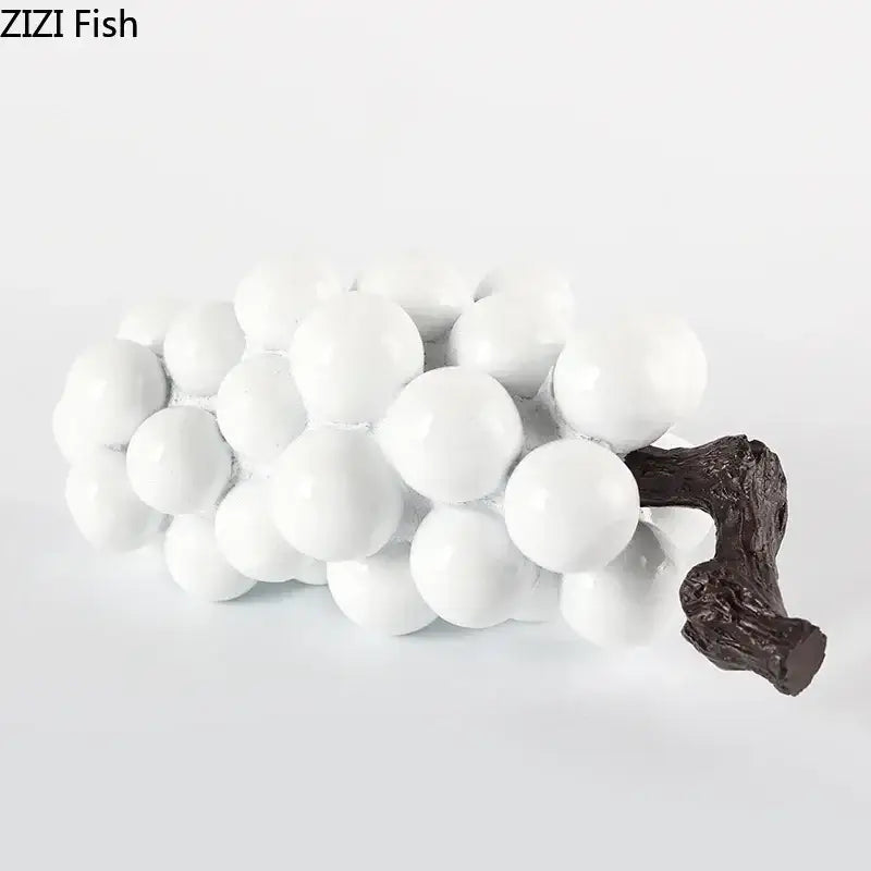 Modern white and gold grape skewer desk ornament dining room decor