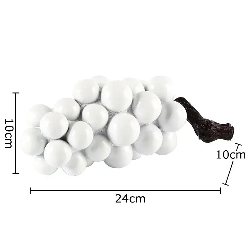 Modern white and gold grape skewer desk ornament dining room decor
