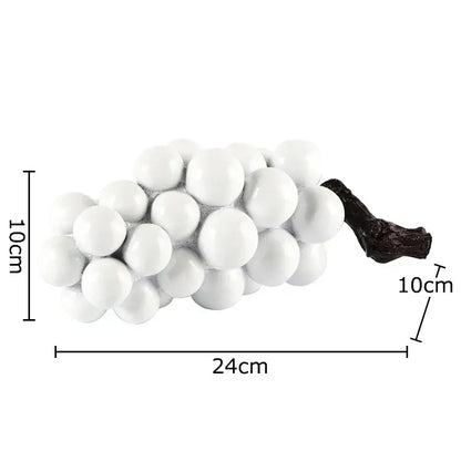 Modern white and gold grape skewer desk ornament dining room decor