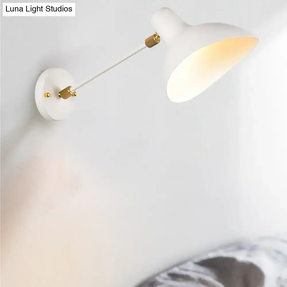Modern white and gold wall mounted lamp – living room adjustable light
