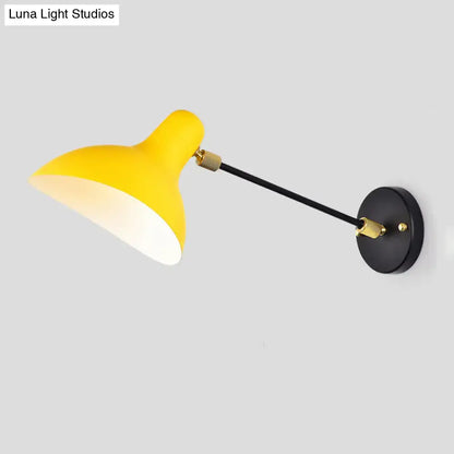 Modern white and gold wall mounted lamp – living room adjustable light