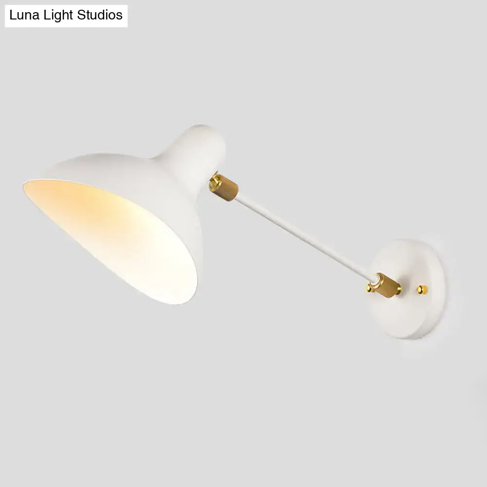 Modern white and gold wall mounted lamp – living room adjustable light