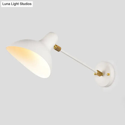 Modern white and gold wall mounted lamp – living room adjustable light