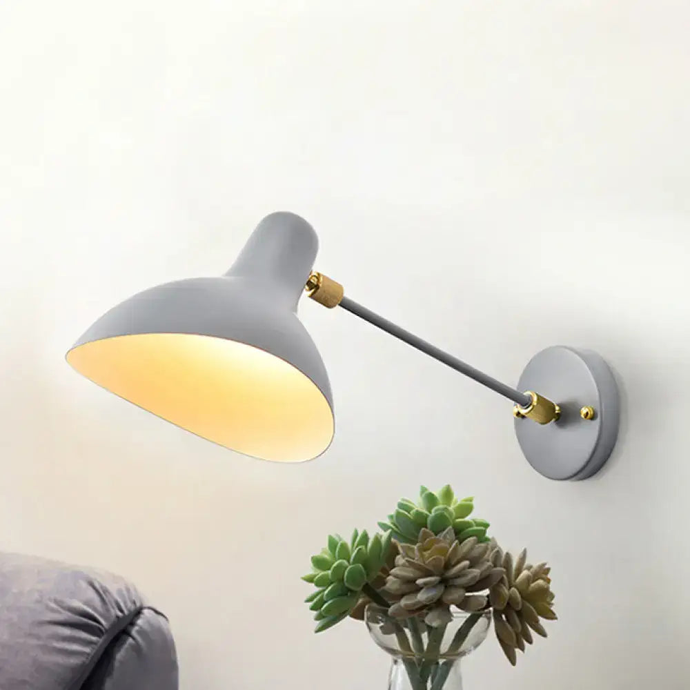 Modern white and gold wall mounted lamp – living room adjustable light