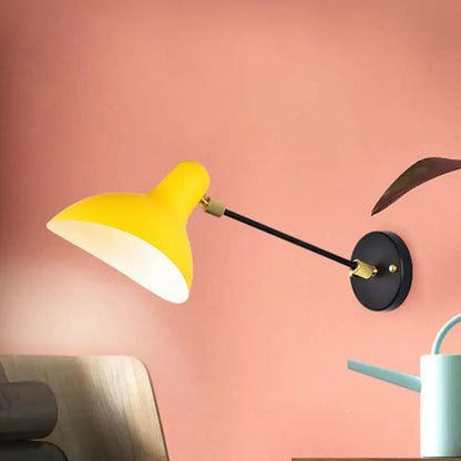 Modern white and gold wall mounted lamp – living room adjustable light