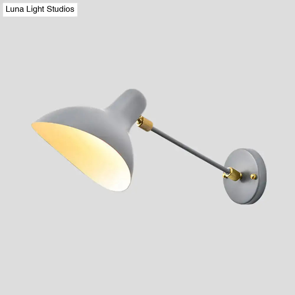 Modern white and gold wall mounted lamp – living room adjustable light